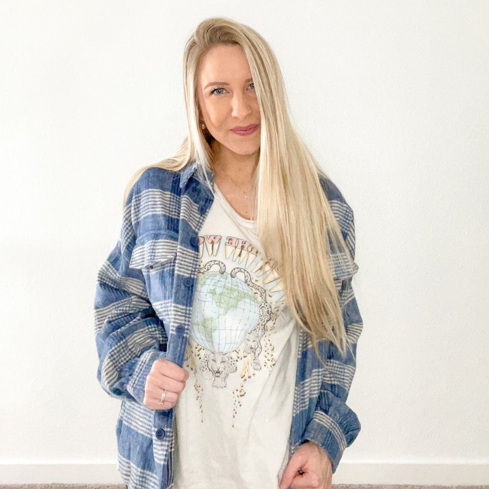 NWT Boutique flannel shirts